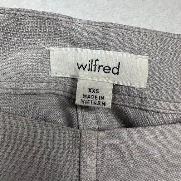 Wilfred Womens Ramie Blend Dolman Sleeve Tunic Top Dress Size XXS Oversized Gray - Picture 4 of 11